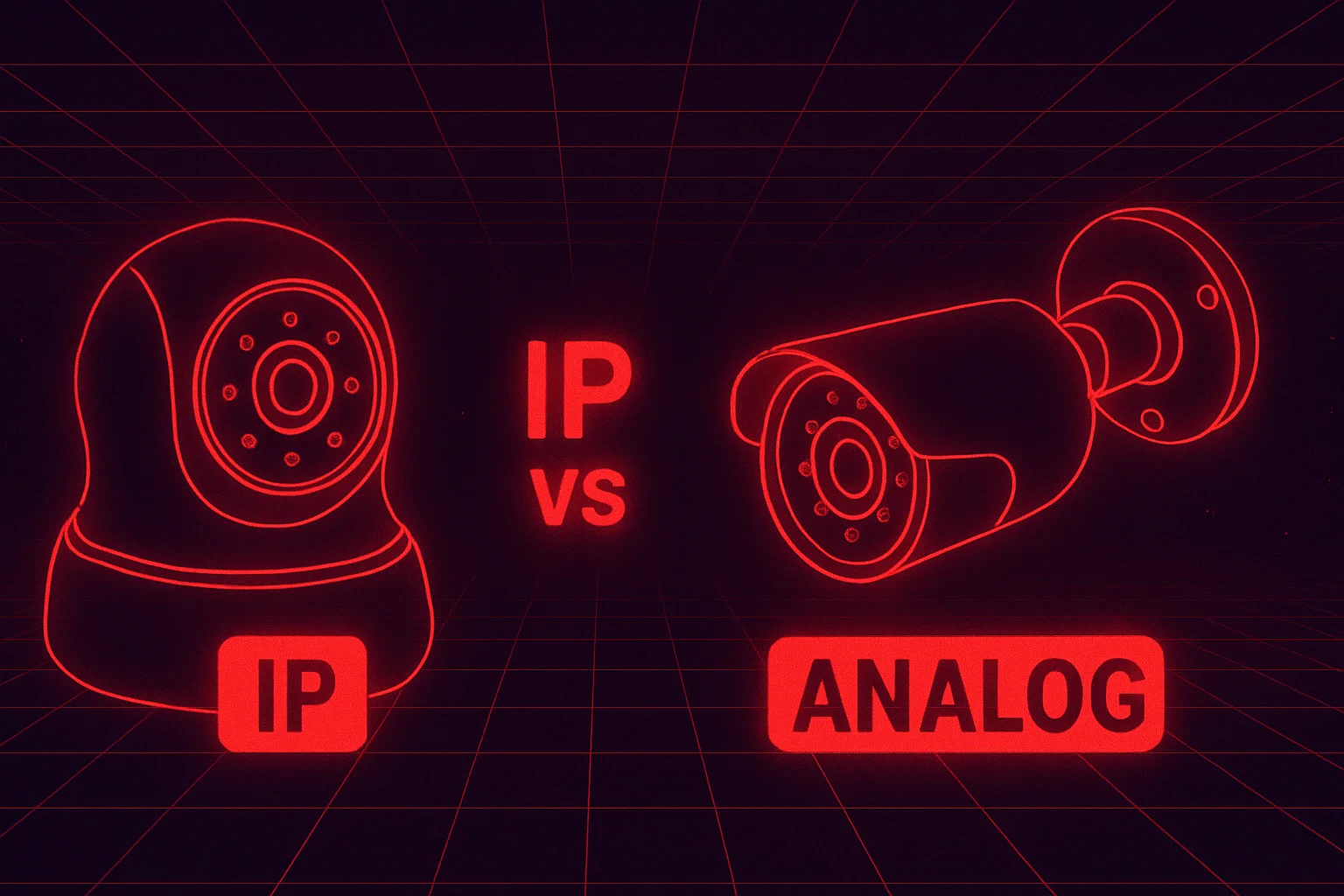 مقایسه دوربین‌های IP و آنالوگ